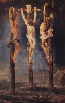 Die drei Kreuze Barock Peter Paul Rubens Ölgemälde